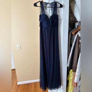 Navy maxi dress
